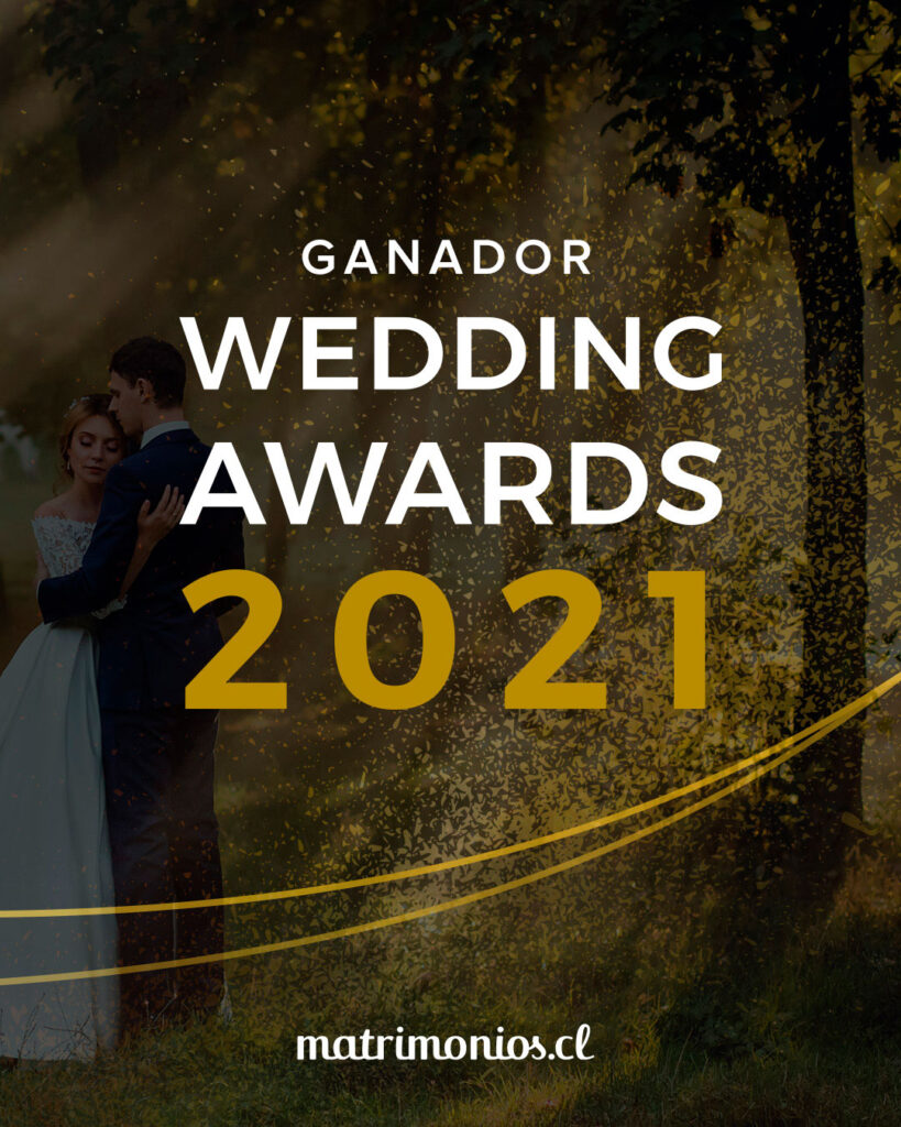 ganador del premio wedding awards 2021 por alto de pirque