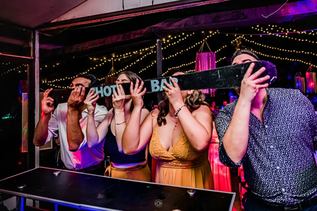 diversión en un matrimonio en alto de pirque con actividades y barra libre
