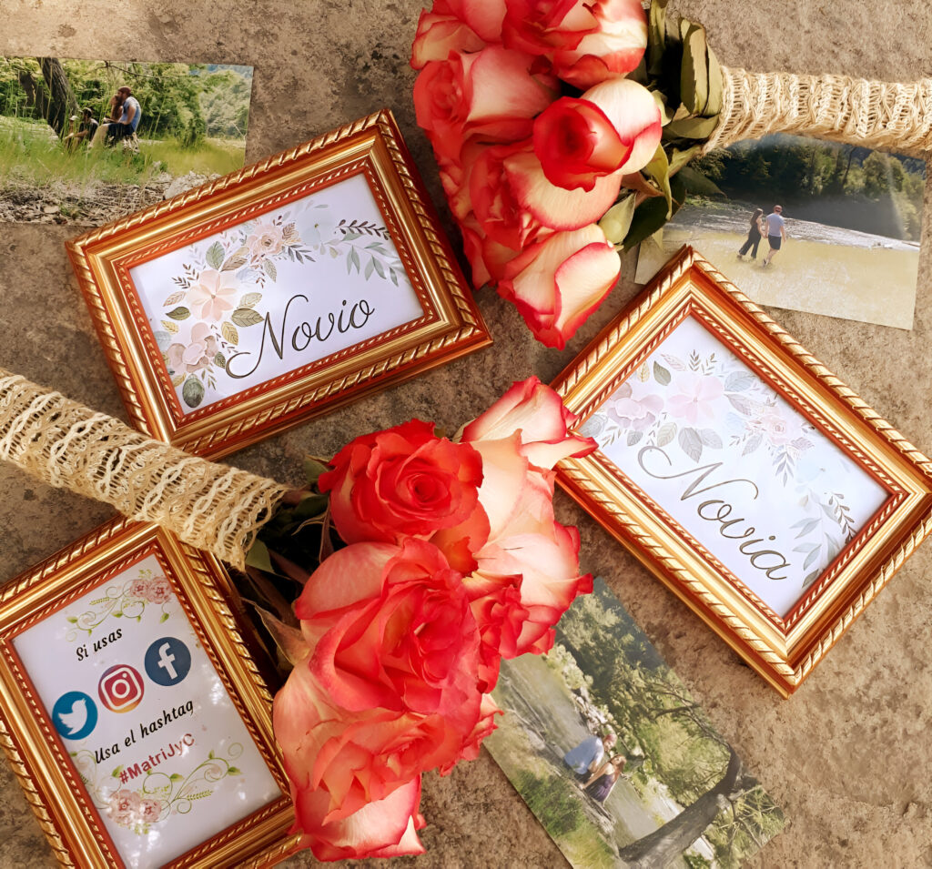 decoración romántica y detallada para una boda en alto de pirque