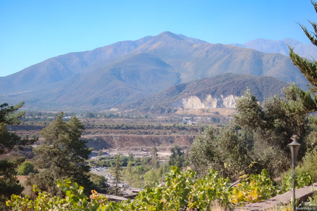 vista panorámica desde alto de pirque, ideal para eventos empresariales